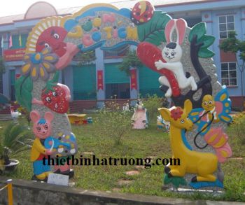 Cổng vườn cổ tích mầm non đẹp